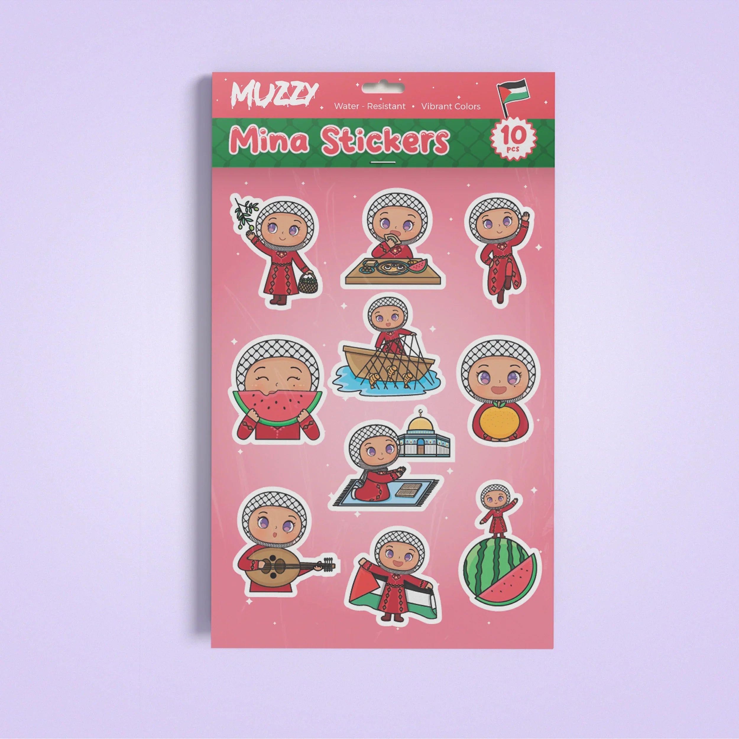 Mina Stickers - Muzzy