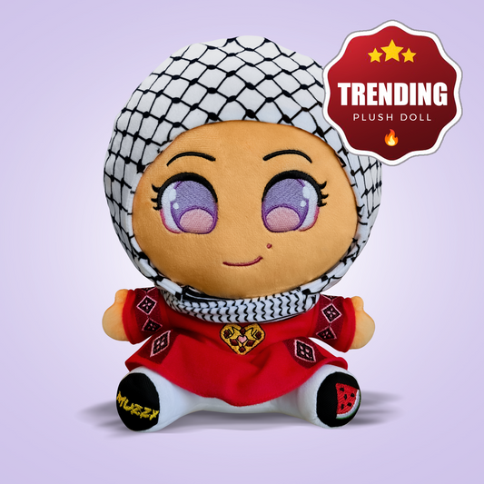 * Palestine Plush Doll (Kuffiyeh Edition) 🇵🇸 🍉