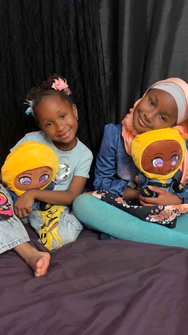 Muzzy plush dolls