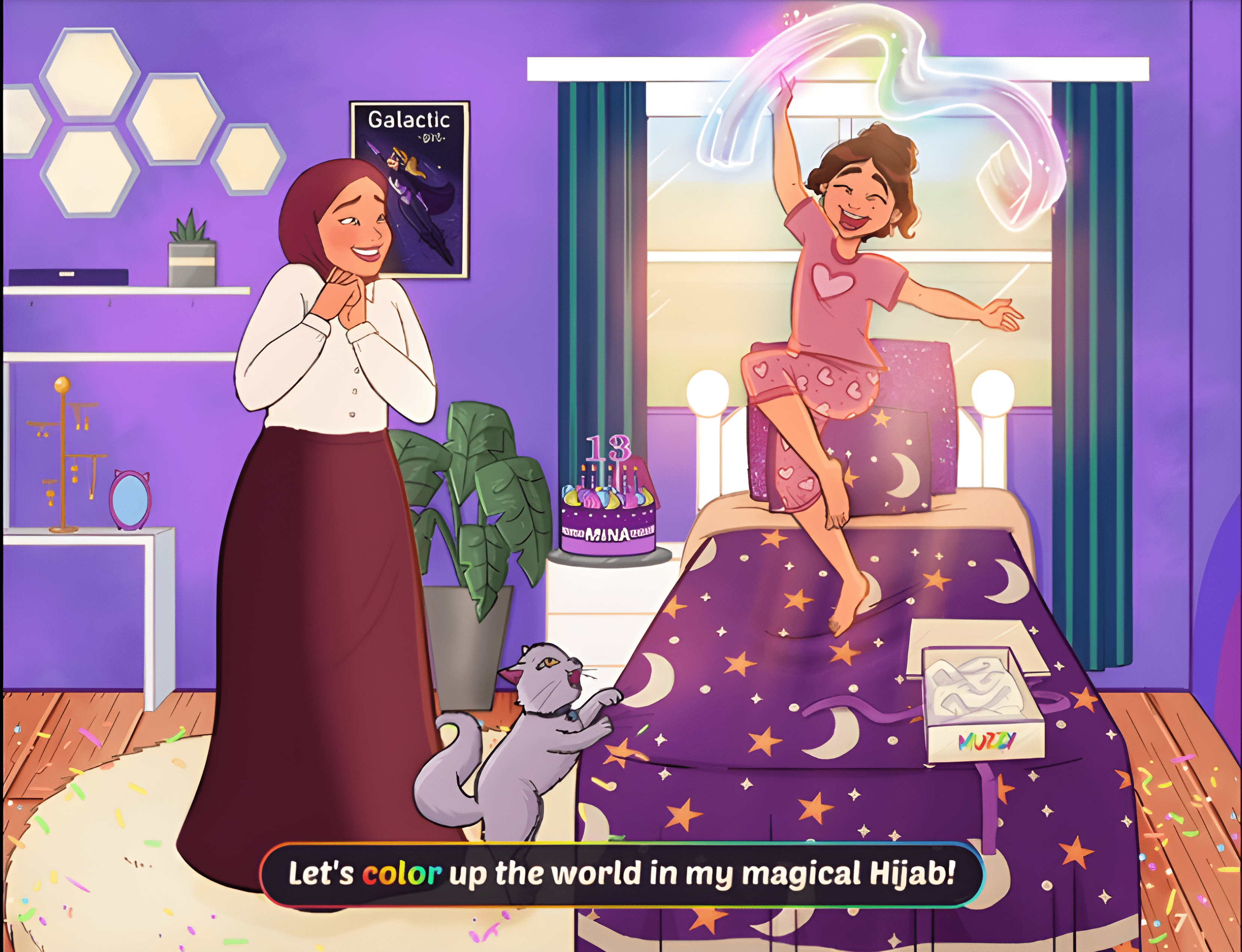 Load video: Take a Look Inside of My Magical Hijab Book