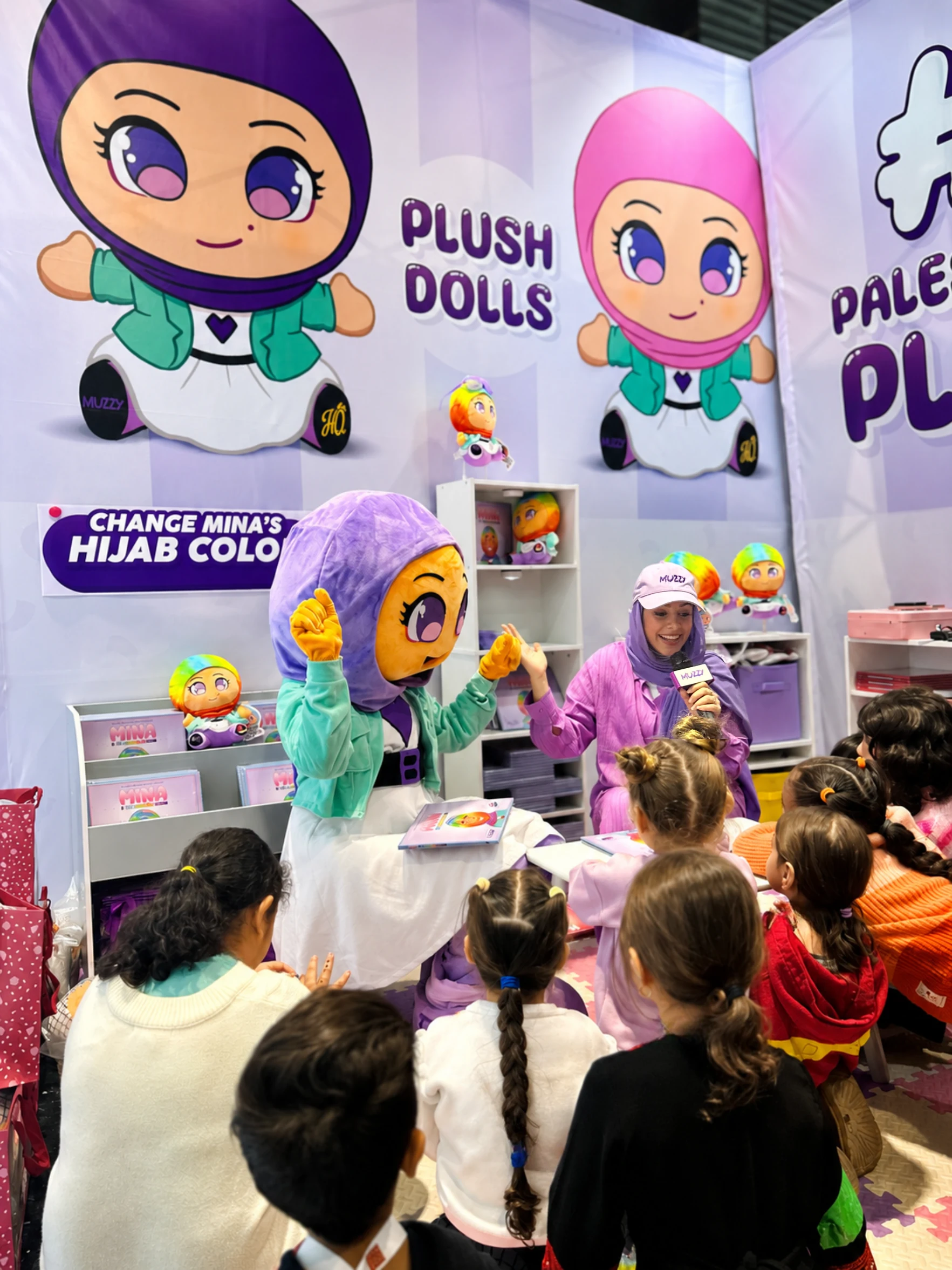 Muzzy reading experience with children