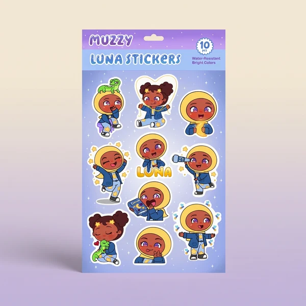 Luna Stickers